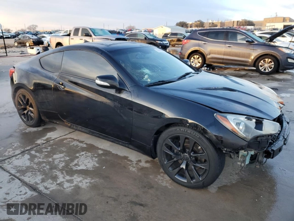 2013 Hyundai Genesis Coupe Track z VIN KMHHU6KJ1DU095159, wystawiony jako Copart lot #88560805 z przebiegiem 168 290 mil mil oraz Szkoda całkowita • Salvage title. Historia ofert i sprzedaży dostępna na DreamBid. Obrazek 4.