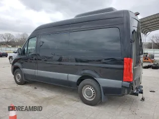 2019 Mercedes-Benz Sprinter Passenger with VIN WDZPF0CD0KP053741, listed as a Copart auction lot 87728715 with 75,061 mi miles and Salvage Title. Bid and sale history available at carsss.com. Image 2.
