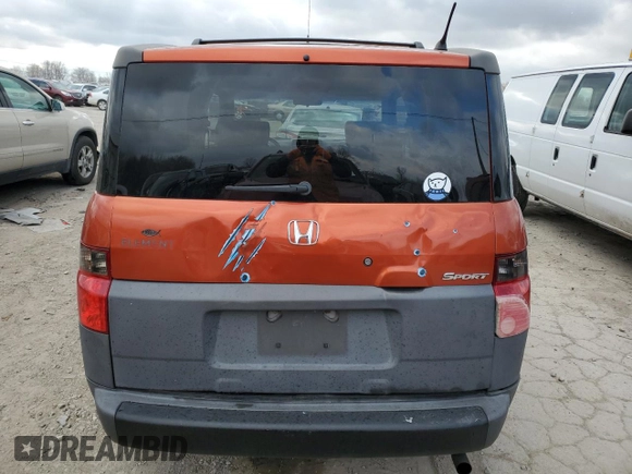 2004 Honda Element EX with VIN 5J6YH27674L004143, listed as a Copart auction lot 84601034 with 183,632 mi miles and Salvage Title. Bid and sale history available at DreamBid. Image 6.