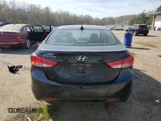 2013 Hyundai Elantra GLS z VIN 5NPDH4AE6DH384354, wystawiony jako Copart lot #50653675 z przebiegiem 165 375 mil mil oraz Szkody całkowita. Historia ofert i sprzedaży dostępna na DreamBid. Obrazek 6.