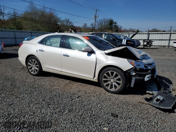2014 Chevrolet Malibu LTZ with VIN 1G11H5SL9EF196745, listed as a Copart auction lot 53662285 with Not Provided miles and Salvage Title. Bid and sale history available at DreamBid. Image 4.