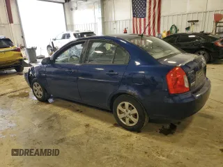 2008 Hyundai Accent GLS with VIN KMHCN46C78U279499, listed as a Copart auction lot 48026805 with 152,986 mi miles and Salvage Title. Bid and sale history available at carsss.com. Image 2.