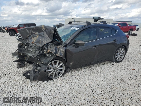 2015 Mazda 3 S Grand Touring with VIN JM1BM1M30F1267553, listed as a Copart auction lot 83709274 with Not Provided miles and Salvage Title. Bid and sale history available at DreamBid. Image 1.