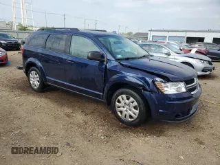 2017 Dodge Journey SE z VIN 3C4PDCAB0HT563603, wystawiony jako Copart lot #56025735 z przebiegiem 118 791 mil mil oraz Szkoda całkowita • Salvage title. Historia ofert i sprzedaży dostępna na DreamBid. Obrazek 4.