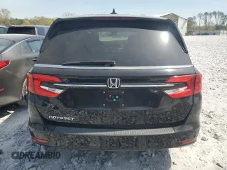 2023 Honda Odyssey EX-L with VIN 5FNRL6H6XPB018723, listed as a Copart auction lot 50501155 with 32,223 mi miles and Salvage Title. Bid and sale history available at carsss.com. Image 6.