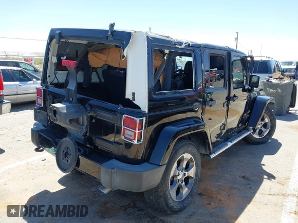 2016 Jeep Wrangler Unlimited 75th Anniversary with VIN 1C4BJWEGXGL270750, listed as a IAAI auction lot 42098170 with 87,316 mi miles and . Bid and sale history available at DreamBid. Image 4.