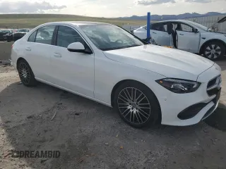 2023 Mercedes-Benz C 300 with VIN W1KAF4HB6PR142266, listed as a Copart auction lot 52414115 with 14,569 mi miles and Salvage Title. Bid and sale history available at DreamBid. Image 4.