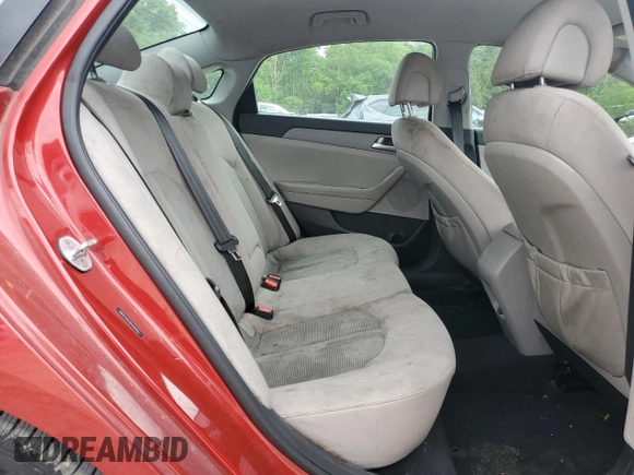 2017 Hyundai Sonata SE with VIN 5NPE24AF0HH490402, listed as a Copart auction lot 54219144 with 165,007 mi miles and Non Repairable. Bid and sale history available at DreamBid. Image 10.