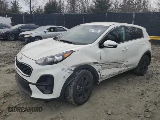 2020 Kia Sportage LX with VIN KNDPM3AC0L7824136, listed as a Copart auction lot 46140475 with 29,750 mi miles and Salvage Title. Bid and sale history available at carsss.com. Image 1.