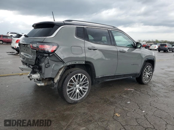2022 Jeep Compass High Altitude with VIN 3C4NJDCB9NT153946, listed as a Copart auction lot 51050775 with 44,430 mi miles and Salvage Title. Bid and sale history available at carsss.com. Image 3.