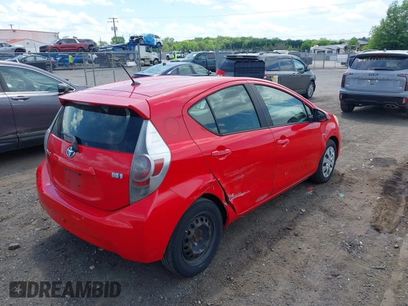 2013 Toyota Prius One with VIN JTDKDTB37D1549555, listed as a IAAI auction lot 42112384 with 238,754 mi miles and . Bid and sale history available at DreamBid. Image 4.
