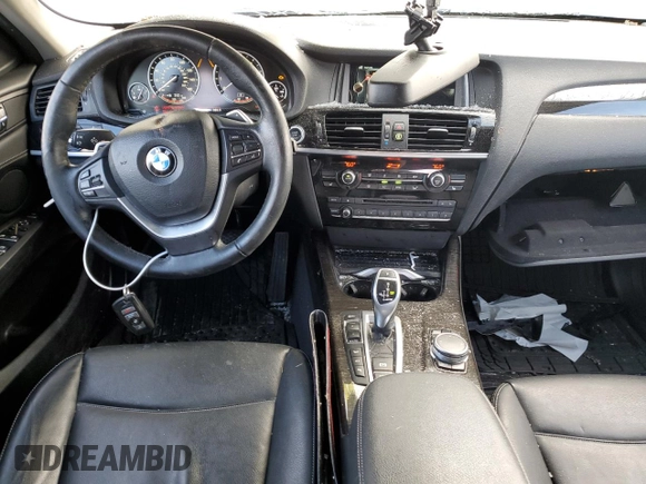 2015 BMW X4 xDrive28i with VIN 5UXXW3C52F0M87375, listed as a Copart auction lot 41140544 with 123,818 mi miles. Bid and sale history available at carsss.com. Image 8.