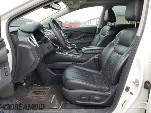 2020 Nissan Murano Platinum with VIN 5N1AZ2DS0LN113886, listed as a Copart auction lot 47242035 with 48,608 mi miles and Salvage title. Bid and sale history available at DreamBid. Image 7.