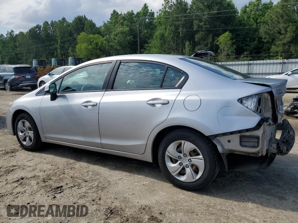 2013 Honda Civic LX z VIN 2HGFB2F56DH541432, wystawiony jako Copart lot #57077625 z przebiegiem 119 189 mil mil oraz Szkoda całkowita • Salvage title. Historia ofert i sprzedaży dostępna na DreamBid. Obrazek 2.