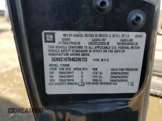 2004 Chevrolet Suburban LT with VIN 3GNEC16T84G296723, listed as a Copart auction lot 42646365 with 0 mi miles and Salvage Title. Bid and sale history available at carsss.com. Image 13.