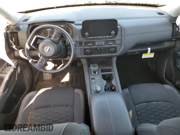 2025 Nissan Pathfinder S with VIN 5N1DR3AC0SC205087, listed as a Copart auction lot 57028965 with 1,052 mi miles and Salvage title. Bid and sale history available at DreamBid. Image 8.