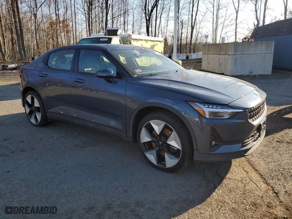 2023 Polestar 2 with VIN YSMEG3KA2PL143926, listed as a Copart auction lot 48465715 with 31,536 mi miles and Salvage Title. Bid and sale history available at carsss.com. Image 4.