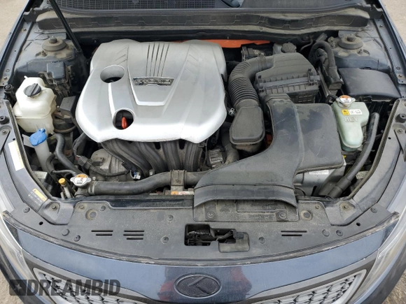 2015 Kia Optima Hybrid with VIN KNAGM4AD0F5081814, listed as a Copart auction lot 53929215 with 165,969 mi miles and Clean Title. Bid and sale history available at carsss.com. Image 11.