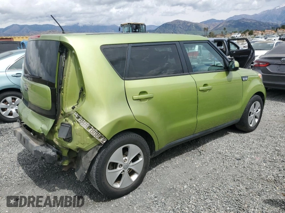 2015 Kia Soul with VIN KNDJN2A22F7772727, listed as a Copart auction lot 51332385 with 117,796 mi miles and Salvage Title. Bid and sale history available at carsss.com. Image 3.