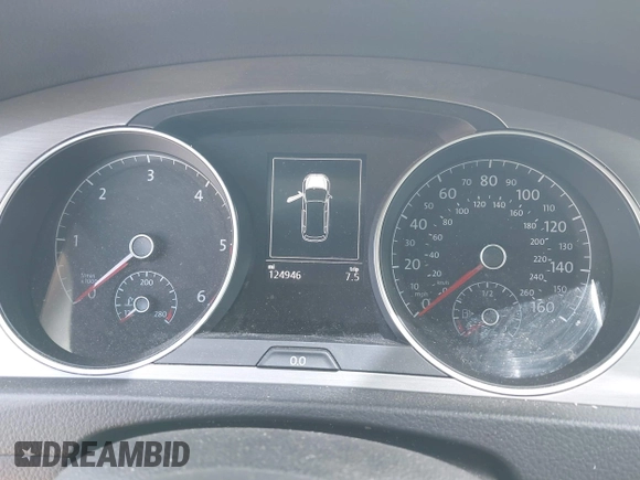 2015 Volkswagen Golf SportWagen TDI SE with VIN 3VWCA7AU2FM507053, listed as a IAAI auction lot 42117396 with 124,946 mi miles. Bid and sale history available at carsss.com. Image 15.