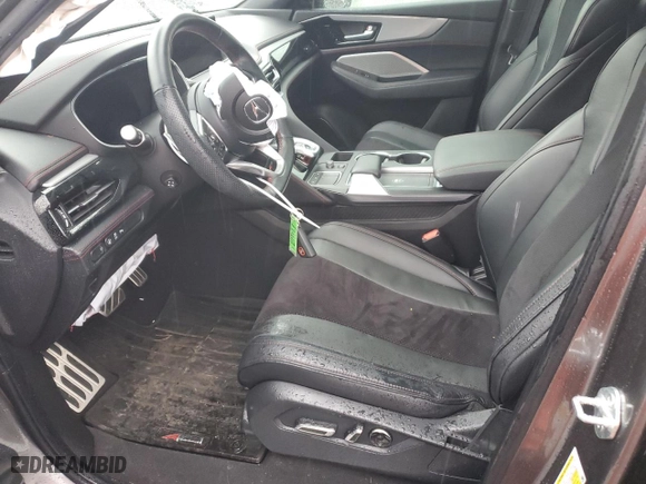 2022 Acura MDX w/A-Spec Package with VIN 5J8YE1H01NL031697, listed as a Copart auction lot 48765555 with 25,735 mi miles and Salvage Title. Bid and sale history available at carsss.com. Image 7.