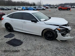 2022 Honda Civic Sedan Sport with VIN 2HGFE2F54NH548338, listed as a Copart auction lot 44016625 with 44,285 mi miles and Salvage Title. Bid and sale history available at carsss.com. Image 4.