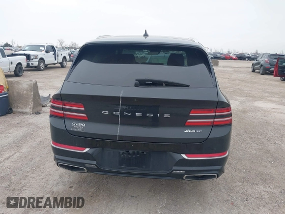 2021 Genesis GV80 with VIN KMUHCESC9MU063172, listed as a IAAI auction lot 41485442 with 69,590 mi miles and . Bid and sale history available at DreamBid. Image 17.