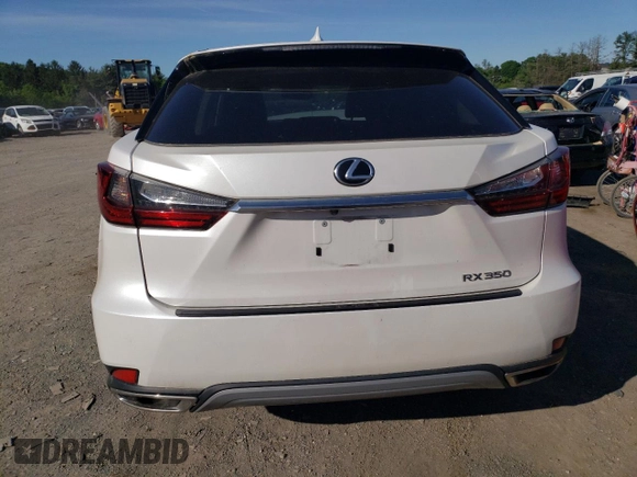 2022 Lexus RX 350 with VIN 2T2AZMDA3NC327358, listed as a Copart auction lot 57638665 with 73,659 mi miles and Salvage title. Bid and sale history available at DreamBid. Image 6.