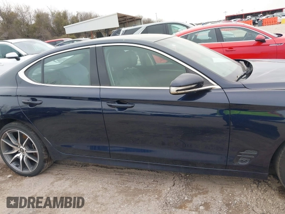 2023 Genesis G70 2.0T with VIN KMTG34TA3PU129307, listed as a IAAI auction lot 41636981 with 37,593 mi miles and . Bid and sale history available at DreamBid. Image 14.