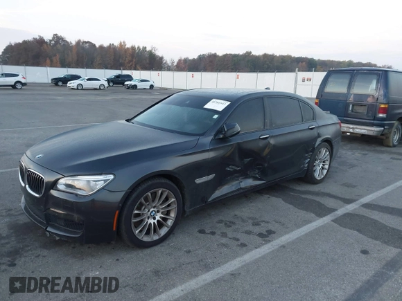 2014 BMW 7 Series ALPINA B7 with VIN WBAYE8C58ED136240, listed as a IAAI auction lot 40701912 with 116,246 mi miles. Bid and sale history available at carsss.com. Image 2.
