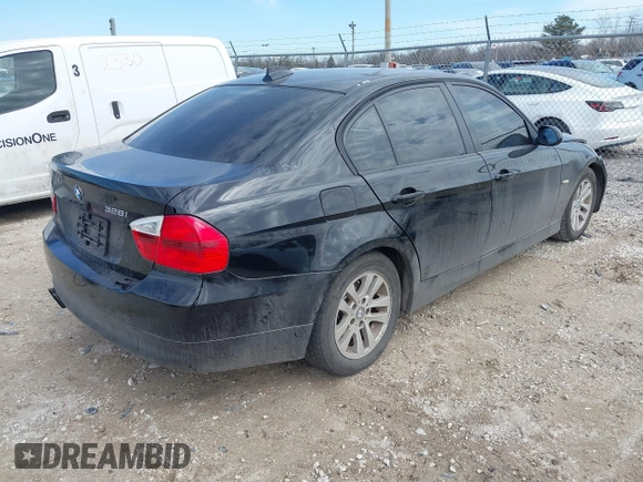 2007 BMW 3 Series 328i with VIN WBAVA33517KX71509, listed as a IAAI auction lot 41868505 with 167,905 mi miles and . Bid and sale history available at DreamBid. Image 4.