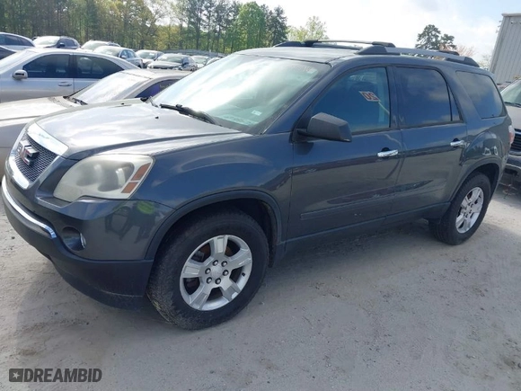 2011 GMC Acadia SLE with VIN 1GKKRPED5BJ311833, listed as a IAAI auction lot 41874960 with 135,564 mi miles. Bid and sale history available at carsss.com. Image 2.