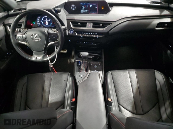 2021 Lexus UX with VIN JTHR9JBH4M2039642, listed as a Copart auction lot 46328815 with 17,251 mi miles and Salvage Title. Bid and sale history available at carsss.com. Image 8.