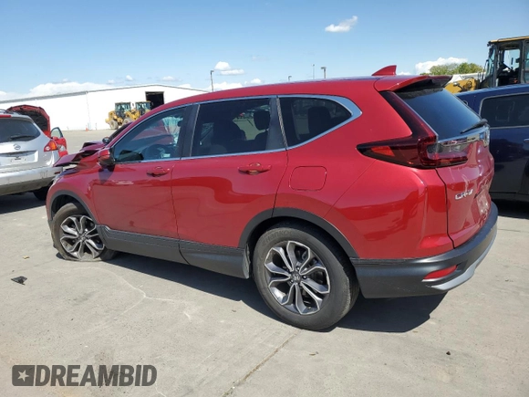 2022 Honda CR-V EX with VIN 5J6RW1H57NA005140, listed as a Copart auction lot 51811215 with 39,807 mi miles and Salvage Title. Bid and sale history available at carsss.com. Image 2.