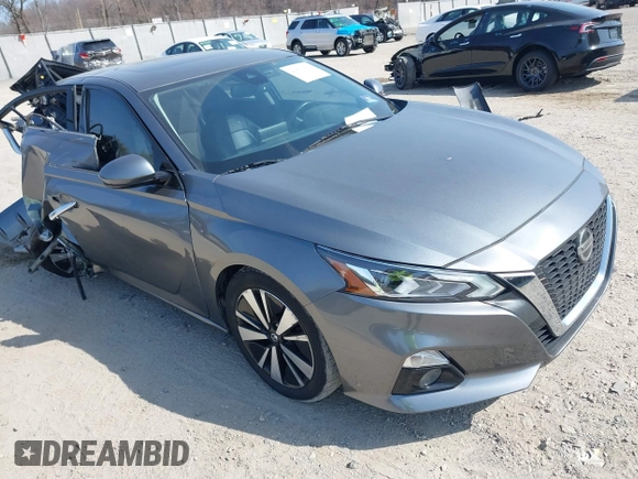 2019 Nissan Altima SL with VIN 1N4BL4EV1KC229547, listed as a IAAI auction lot 41810562 with 76,362 mi miles and . Bid and sale history available at DreamBid. Image 1.
