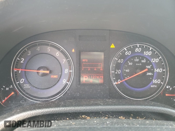 2007 Infiniti G35 Journey with VIN JNKBV61E37M719106, listed as a Copart auction lot 52534495 with 127,479 mi miles and Salvage Title. Bid and sale history available at DreamBid. Image 9.