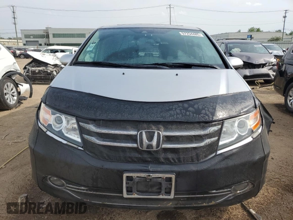 2014 Honda Odyssey Touring with VIN 5FNRL5H93EB034263, listed as a Copart auction lot 57254485 with 150,084 mi miles and Salvage title. Bid and sale history available at DreamBid. Image 5.