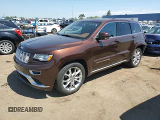 2015 Jeep Grand Cherokee Summit with VIN 1C4RJFJG1FC136762, listed as a Copart auction lot 63008635 with 89,871 mi miles and Clean title. Bid and sale history available at DreamBid. Image 1.