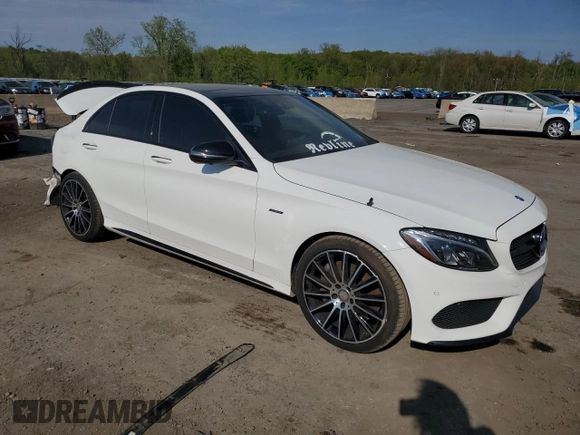 2016 Mercedes-Benz C 450 AMG z VIN 55SWF6EB9GU176626, wystawiony jako Copart lot #55214735 z przebiegiem 51 425 mil mil oraz Szkoda całkowita • Salvage title. Historia ofert i sprzedaży dostępna na DreamBid. Obrazek 4.