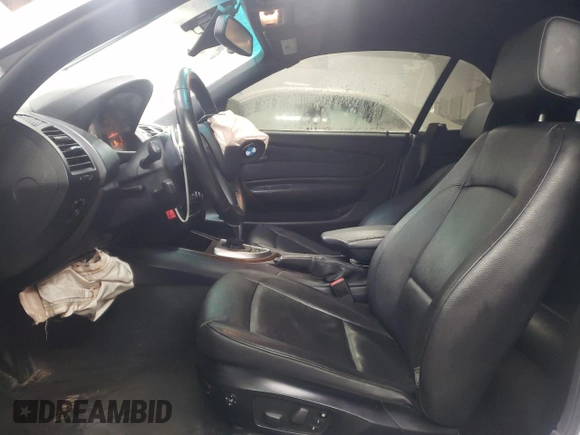 2012 BMW 1 Series 135i with VIN WBAUN7C5XCVM25801, listed as a Copart auction lot 45159375 with 120,817 mi miles and Salvage title. Bid and sale history available at DreamBid. Image 7.