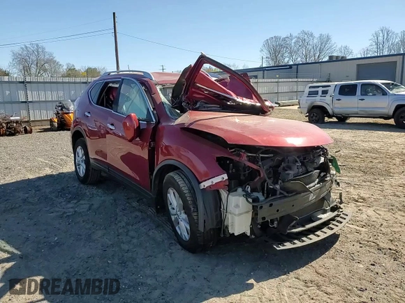 2016 Nissan Rogue SV with VIN KNMAT2MTXGP687680, listed as a Copart auction lot 49692535 with Not Provided miles and Salvage Title. Bid and sale history available at DreamBid. Image 12.
