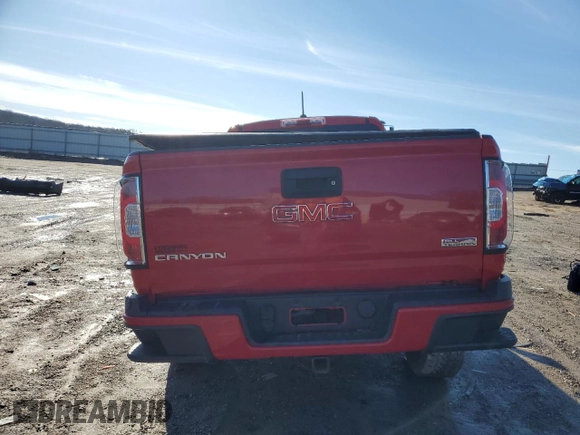 2016 GMC Canyon 4WD SLE with VIN 1GTG6CE33G1361518, listed as a Copart auction lot 86764234 with 86,779 mi miles and Salvage Title. Bid and sale history available at carsss.com. Image 6.