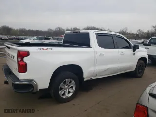 2019 Chevrolet Silverado 1500 LT with VIN 3GCPYDEK3KG124805, listed as a Copart auction lot 51585145 with 90,579 mi miles and Salvage Title. Bid and sale history available at carsss.com. Image 3.