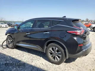 2017 Nissan Murano S with VIN 5N1AZ2MH2HN166245, listed as a Copart auction lot 47390505 with 71,371 mi miles and Salvage Title. Bid and sale history available at carsss.com. Image 2.