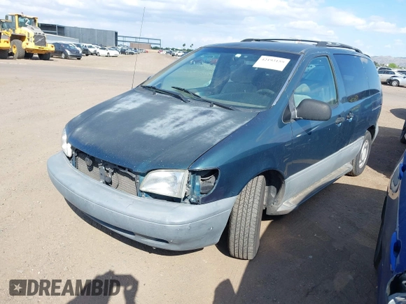 1998 Toyota Sienna LE with VIN 4T3ZF13CXWU049115, listed as a IAAI auction lot 42193159 with 194,313 mi miles and . Bid and sale history available at DreamBid. Image 2.