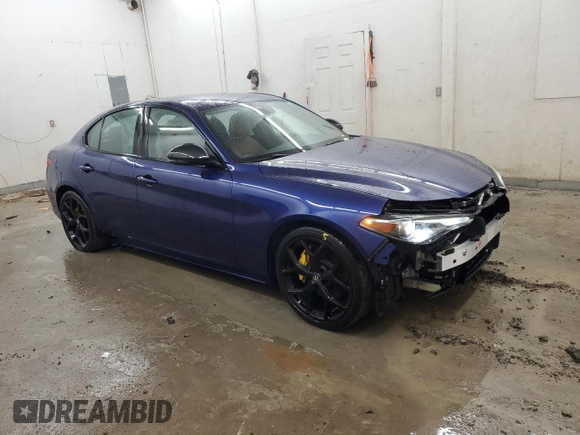 2020 Alfa Romeo Giulia with VIN ZARFAMAN1L7637425, listed as a Copart auction lot 48060025 with 31,083 mi miles and Clean title. Bid and sale history available at DreamBid. Image 4.