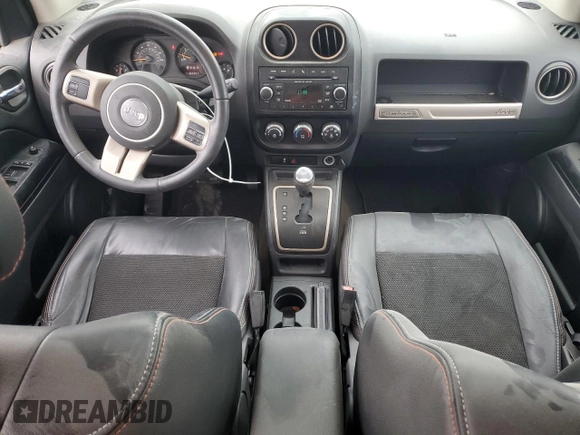 2017 Jeep Compass Sport with VIN 1C4NJCBB4HD141595, listed as a Copart auction lot 84299704 with 83,347 mi miles and Salvage Title. Bid and sale history available at carsss.com. Image 8.