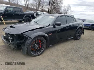 2022 Dodge Charger Scat Pack Widebody with VIN 2C3CDXGJ1NH227522, listed as a Copart auction lot 51140745 with 45,846 mi miles and Non Repairable. Bid and sale history available at DreamBid. Image 1.