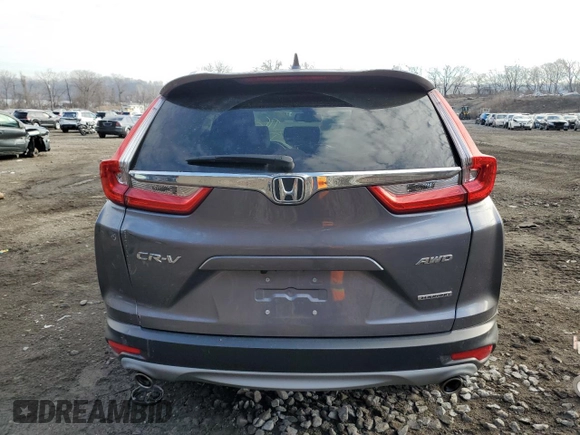 2019 Honda CR-V Touring with VIN 7FARW2H9XKE016834, listed as a Copart auction lot 72822392 with 38,571 mi miles. Bid and sale history available at carsss.com. Image 6.