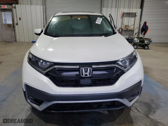 2020 Honda CR-V EX with VIN 5J6RW1H5XLL010754, listed as a Copart auction lot 50154395 with 52,609 mi miles and Salvage Title. Bid and sale history available at carsss.com. Image 5.